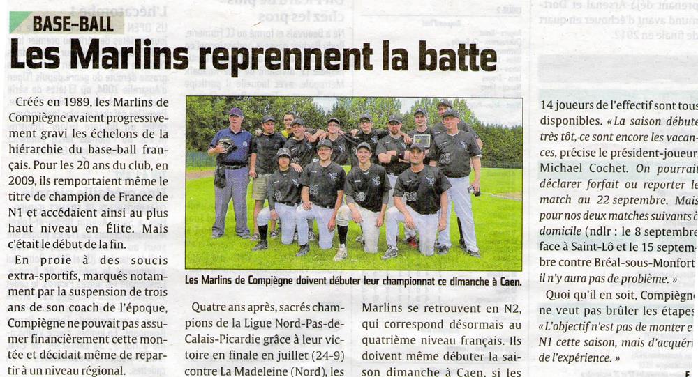 Nationale 2 pour les Marlins